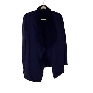 Gapbody open front cardigan with inner fleece. Size S